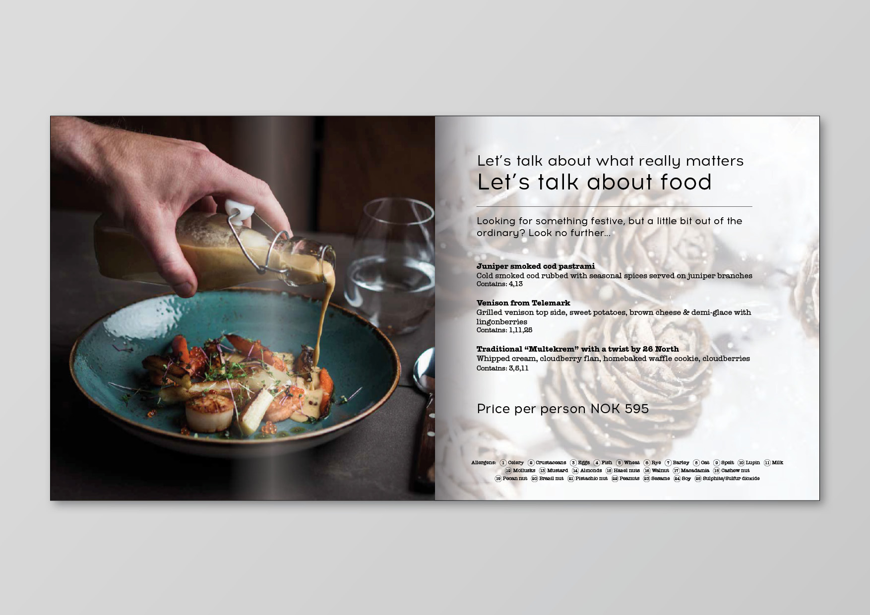26 North Restaurant - inner pages
