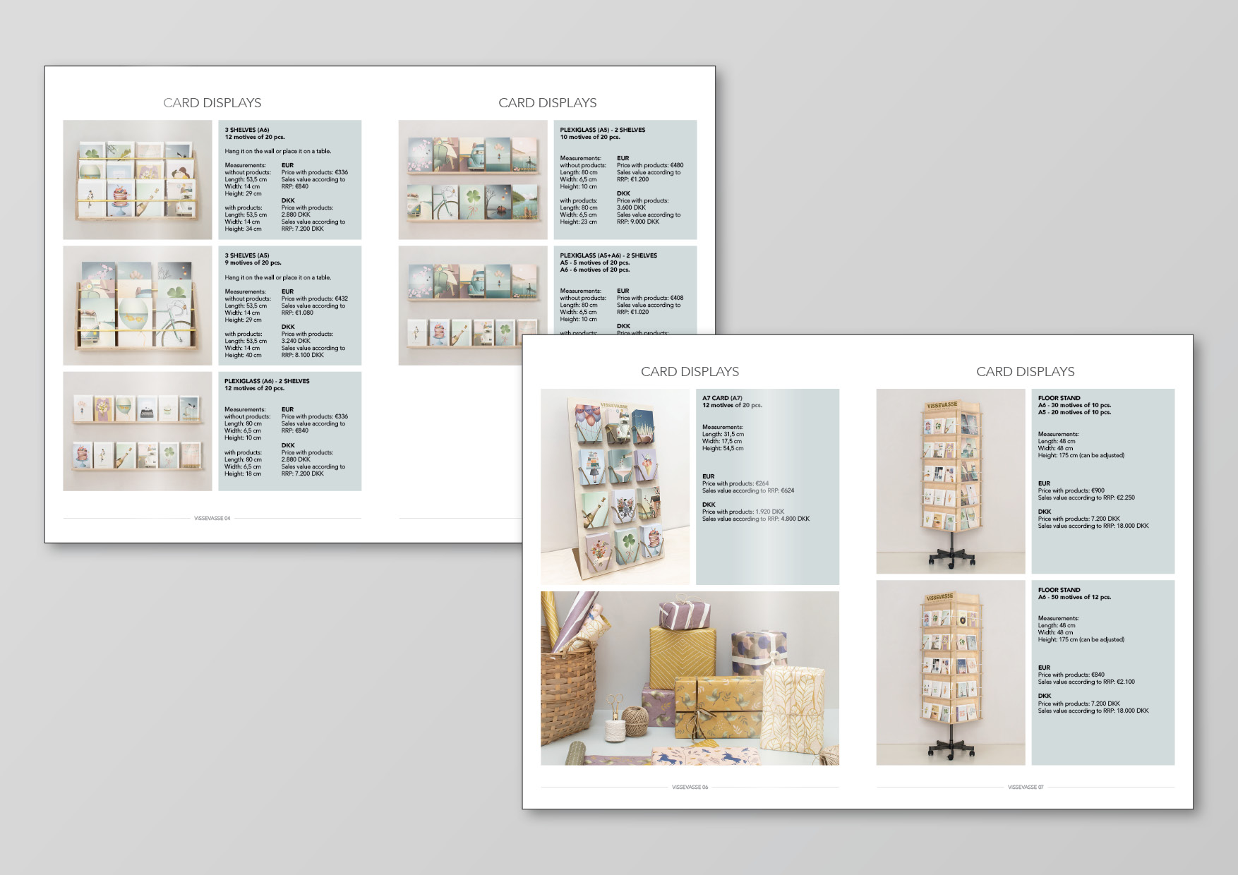 ViSSEVASSE Display catalogue - inner pages